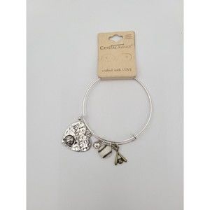 Crystal Avenue Expandable Charm Bracelet Baseball Fan Gift
